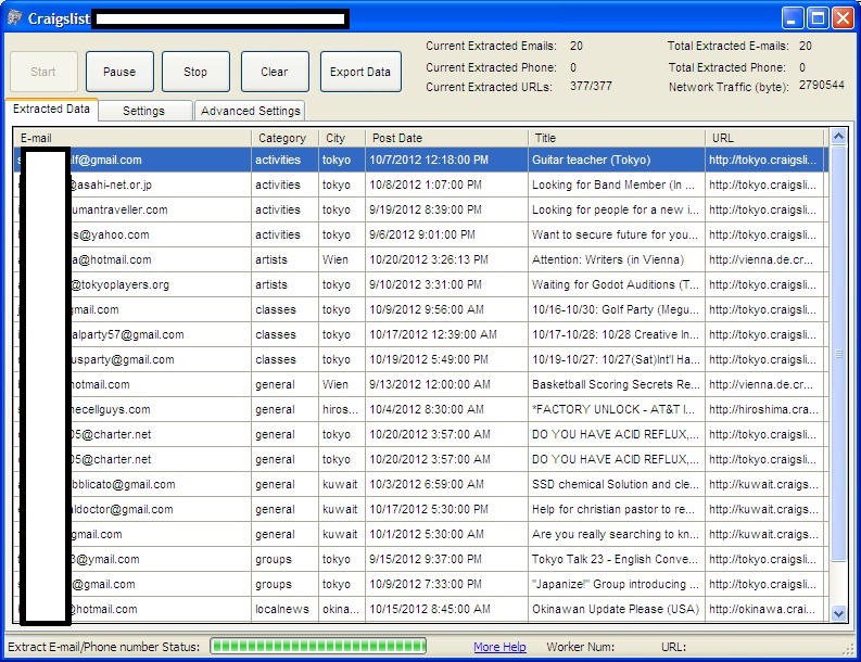 DIY Craigslist email collecting tools empower spammers ...