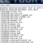 file list