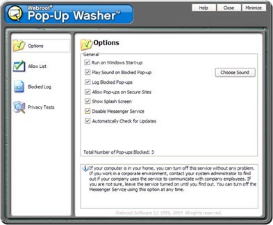 Webroot Pop-Up Washer - Stop intrusive pop-up ads with Pop-Up Washer