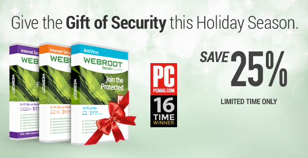 25% Off for a limited time only - Real-time protection against new threats - Shop our Holiday deals and save