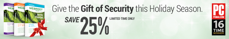 25% Off for a limited time only - Real-time protection against new threats - Shop our Holiday deals and save