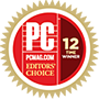 PCMAG.COM Editors' Choice 12 Time Winner