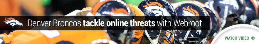 Denver Broncos tackle online threats with Webroot - watch the video